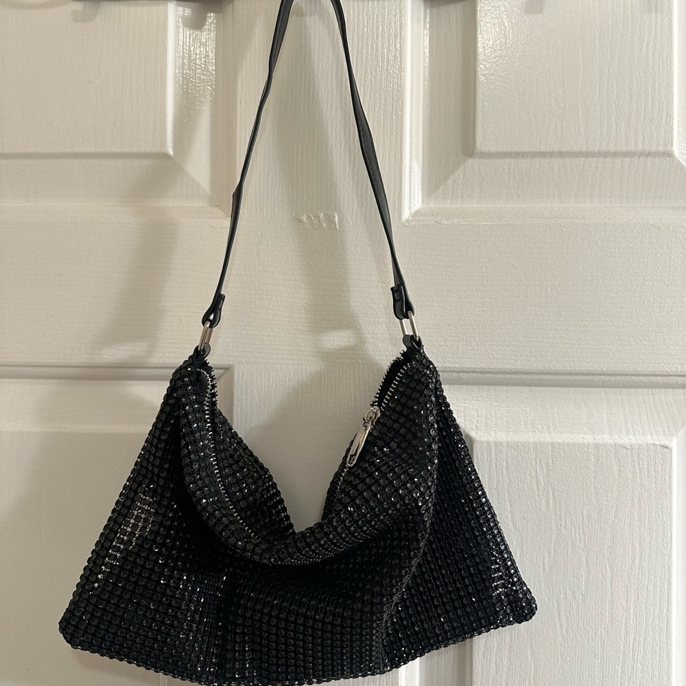 Black Studded Women's Bag